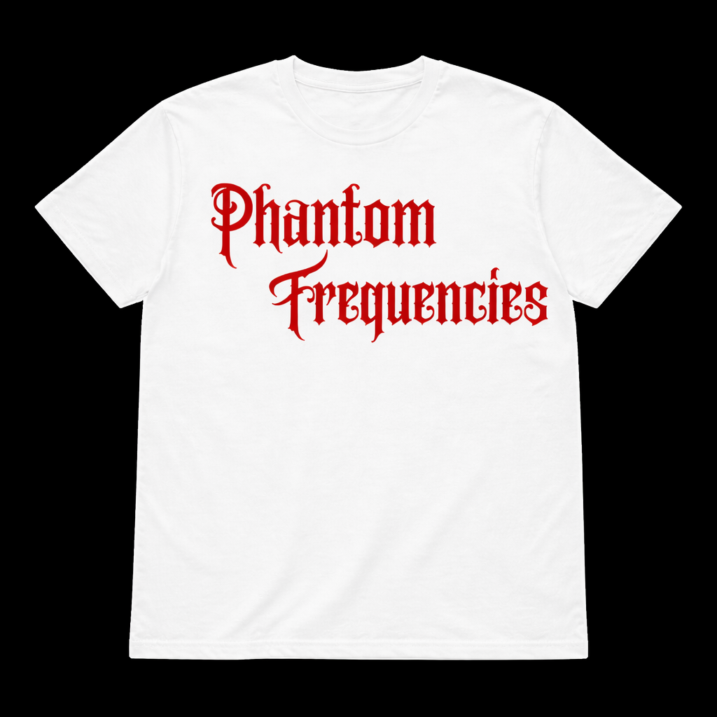 Phantom Frequencies Tee - White front