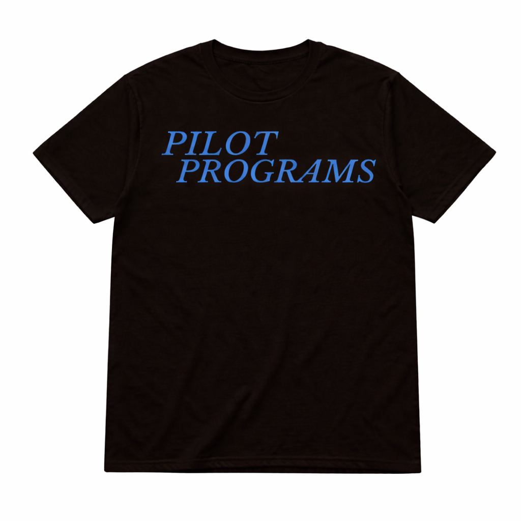 Pilot Programs Tee - Black front